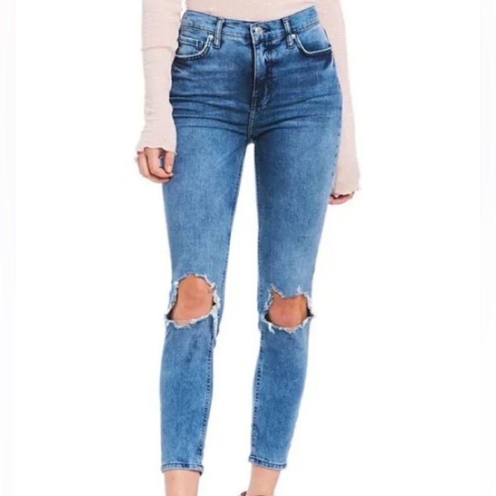 Free People | Busted Knee Skinny Jean